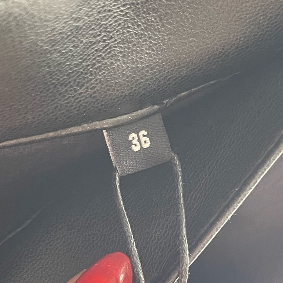 NWT The Kooples Coated Faux Leather Straight Leg - Picture 6 of 11